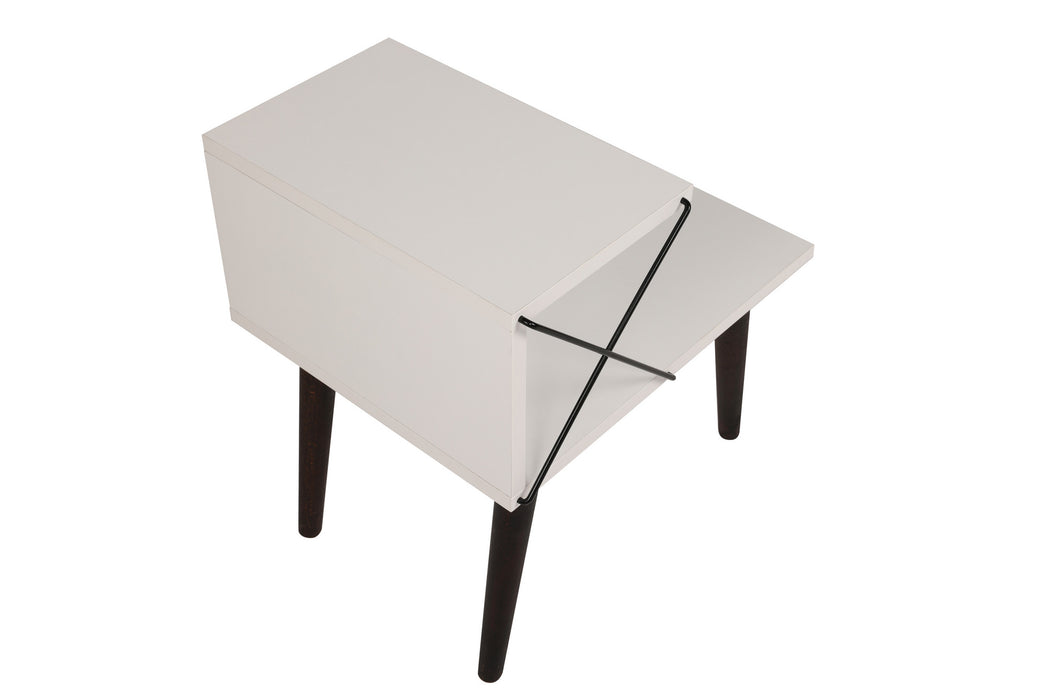 Noptiera Asi Home Cross - White PAL 40X50X55 cm