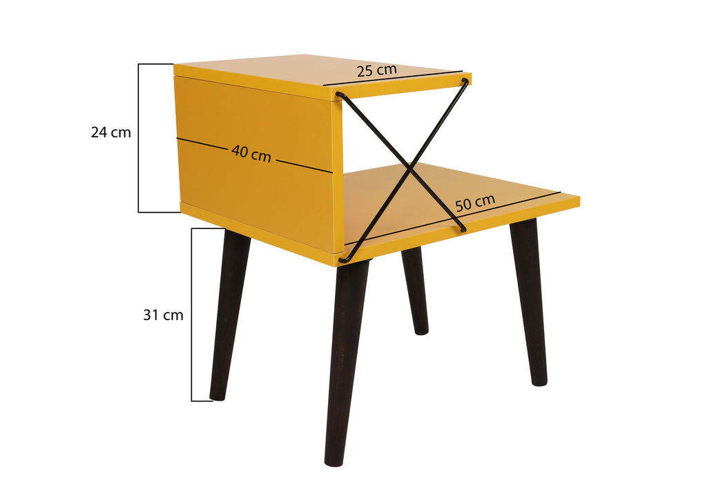 Noptiera Asi Home Cross - Yellow PAL 40X50X55 cm