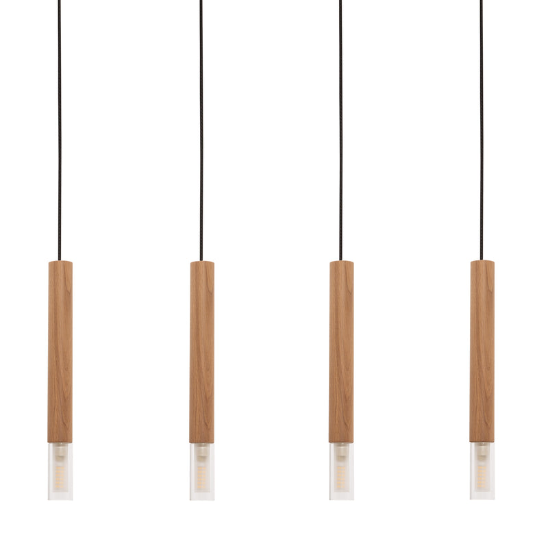 Lustra Zuma Line Madera 4xG9 Lemn
