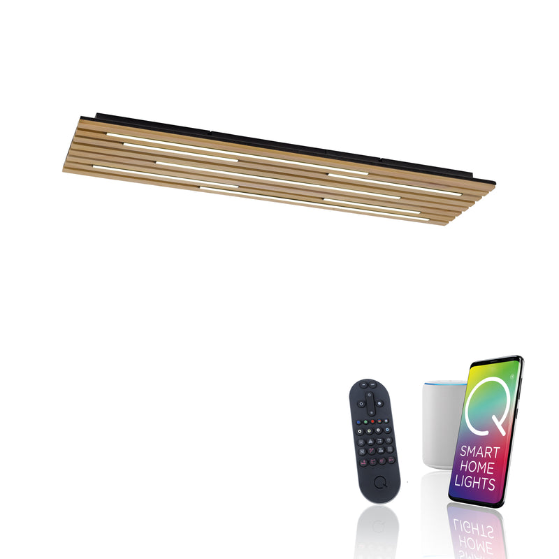 Plafoniera Paul Neuhaus Q-AKUSTIK LED Lemn