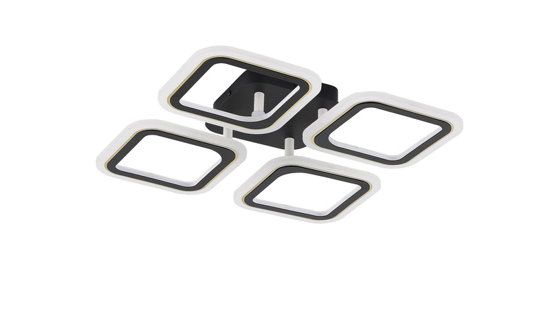 Plafoniera Zuma Line STELLAR 4xLED Negru