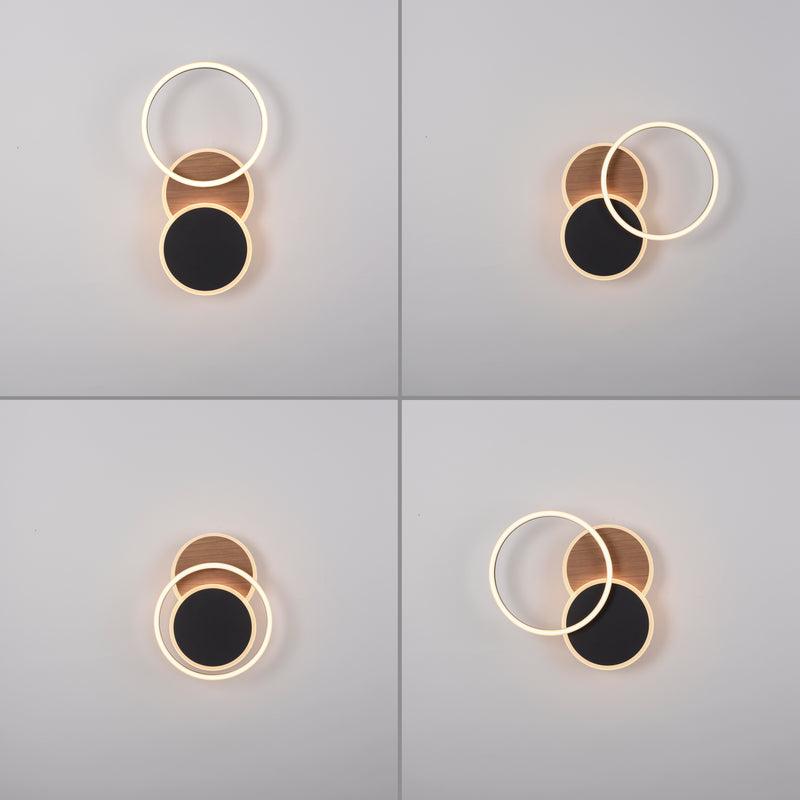Plafoniera Zuma Line SEVENT LED Lemn Decor