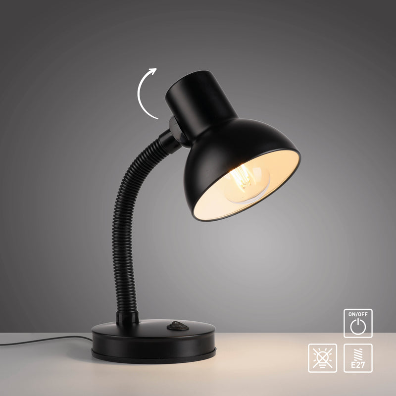 Veioza Paul Neuhaus FLEXI 1xE27 Negru