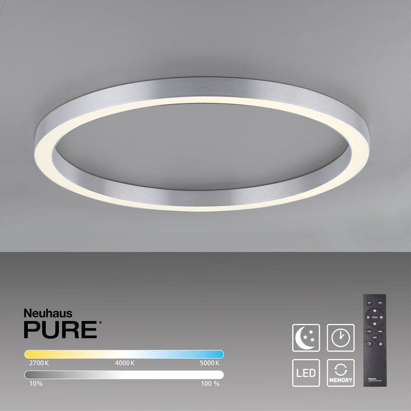 Plafoniera Paul Neuhaus PURE-LINES LED Aluminiu