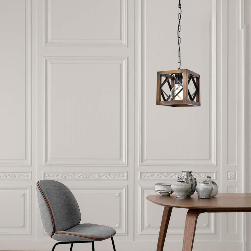 Lustră Asi Home E8146-1Rr, Walnut