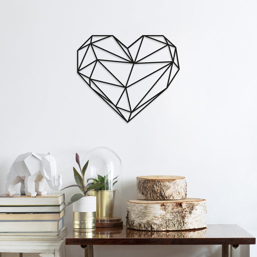 Accesoriu Iluminat Asi Home Heart, Negru, 47x40 cm