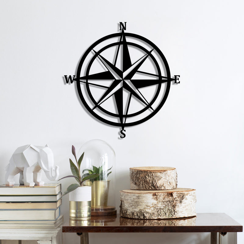 Accesoriu Iluminat Asi Home Compass, Negru, 55x55 cm