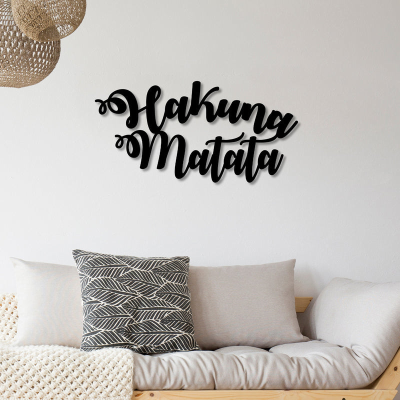 Accesoriu Iluminat Asi Home Hakuna Matata, Negru, 70x35 cm