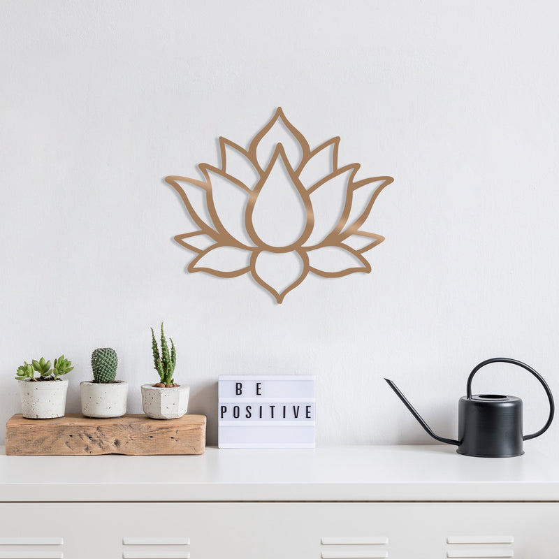 Accesoriu Iluminat Asi Home Lotus Flower 1, Cupru, 50x43 cm