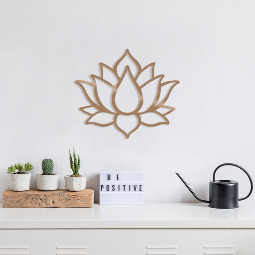 Accesoriu Iluminat Asi Home Lotus Flower 1, Cupru, 50x43 cm