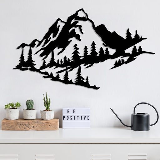 Accesoriu Iluminat Asi Home Mountain 2, Negru, 40x70 cm