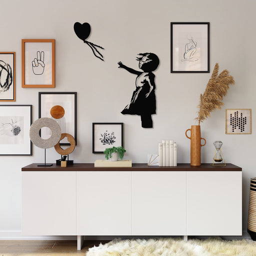 Accesoriu Iluminat Asi Home Banksy - 14, Negru, 105x85 cm