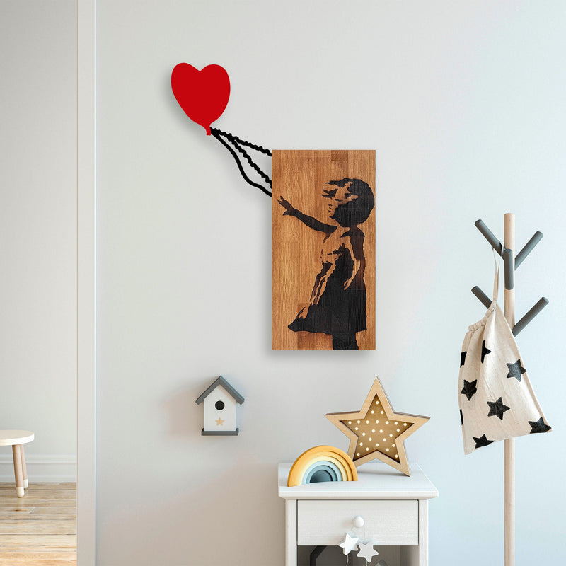 Accesoriu Iluminat Asi Home Banksy - 15, Walnut, 83x60 cm