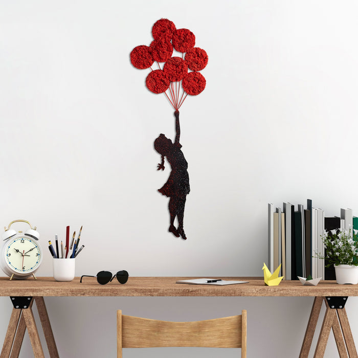 Decoratiune de Perete din Metal Asi Home Banksy - 11-1 Metal 34X100 cm