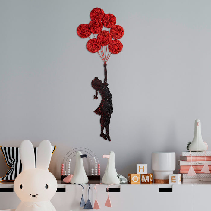 Decoratiune de Perete din Metal Asi Home Banksy - 11-1 Metal 34X100 cm