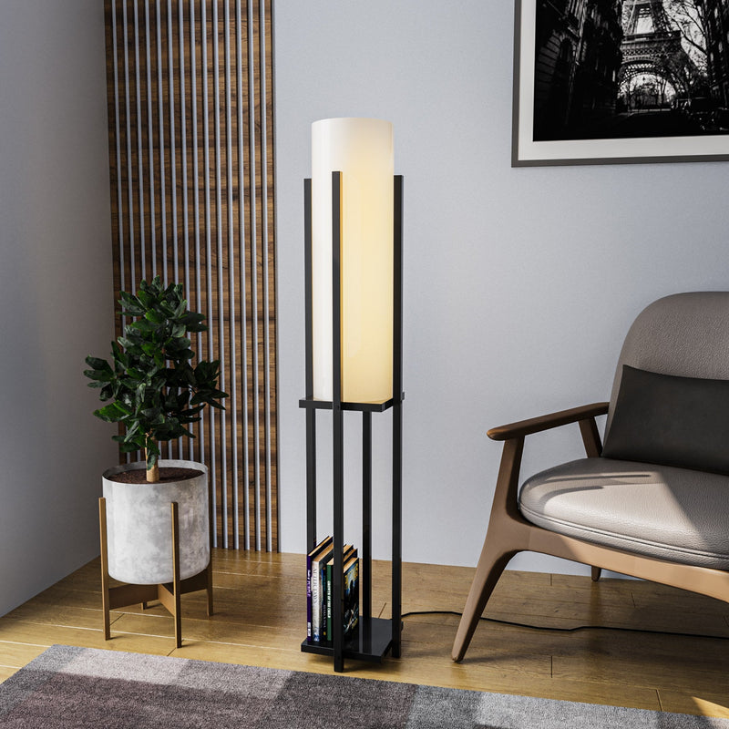 Lampadar Asi Home Shelf Lamp - 8125, Negru, Ø20 cm