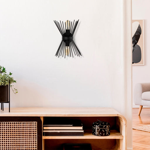 Aplică Asi Home Kirpi - 3091, Negru, 2xE27