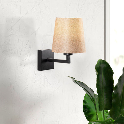 Aplică Asi Home Profil - 4656, Negru, Ø18 cm