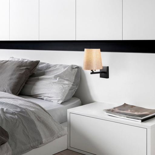 Aplică Asi Home Profil - 4662, Negru, Ø18 cm