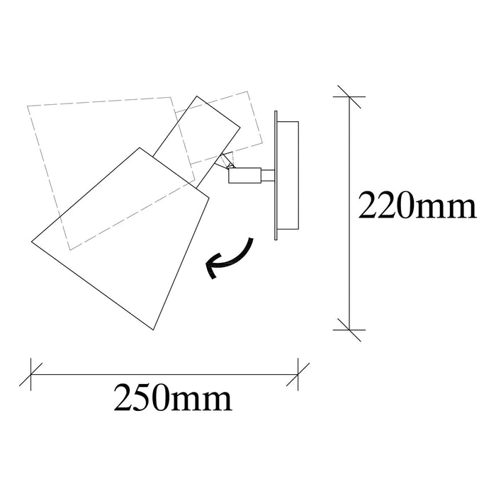 Aplica  Asi Home Kem - 6346 Metal 14X25X22 cm