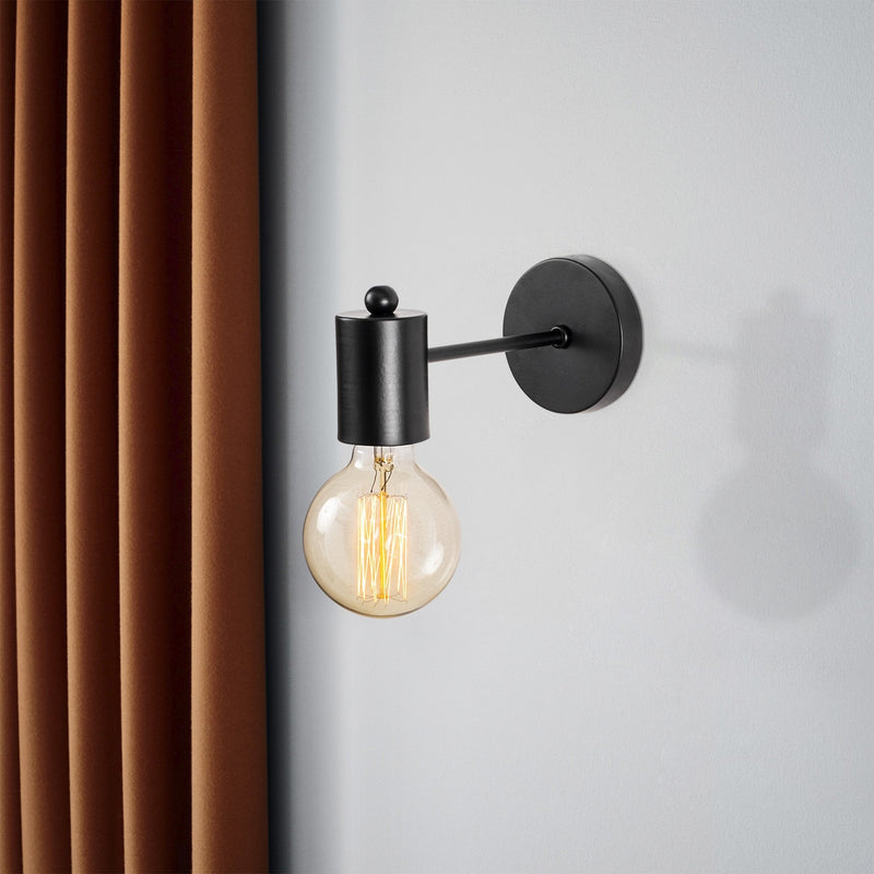 Aplică Asi Home Hexa - 6951, Negru, Ø10 cm