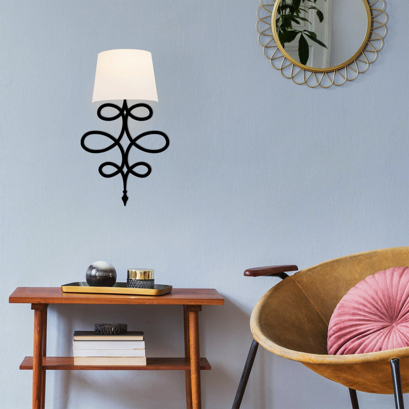 Aplică Asi Home Asaf - 6990, Alb, Ø28 cm
