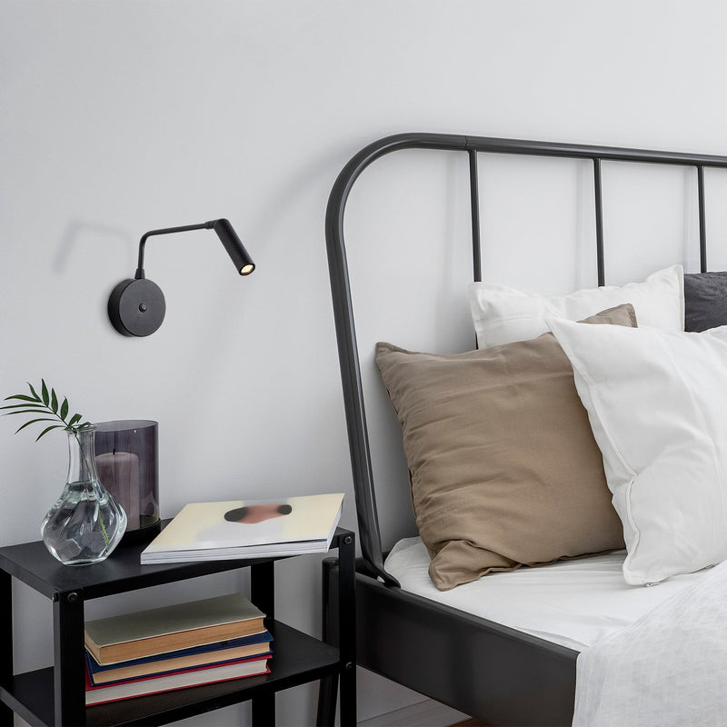 Aplică Asi Home Uğur - 6042, Negru, Ø10 cm