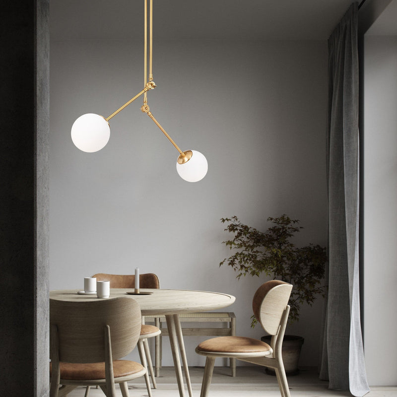 Lustră Asi Home Cambaz - 3452, Auriu, 2xE27