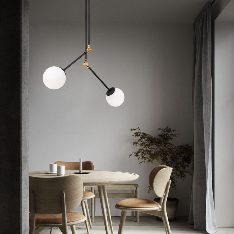Lustră Asi Home Cambaz - 3453, Negru, 2xE27
