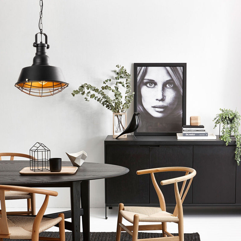Lustră Asi Home Sağlam - 3716, Negru, Ø10 cm