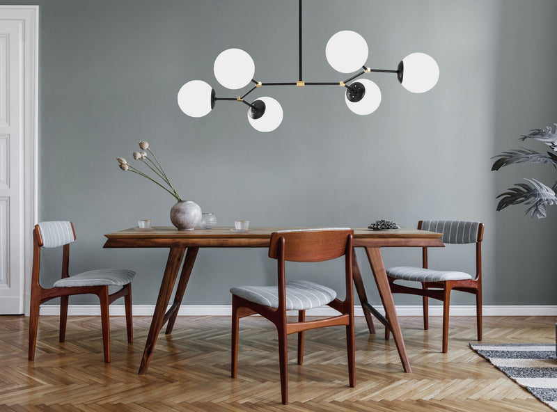 Lustră Asi Home Damar - 6321, Negru, 6xE27
