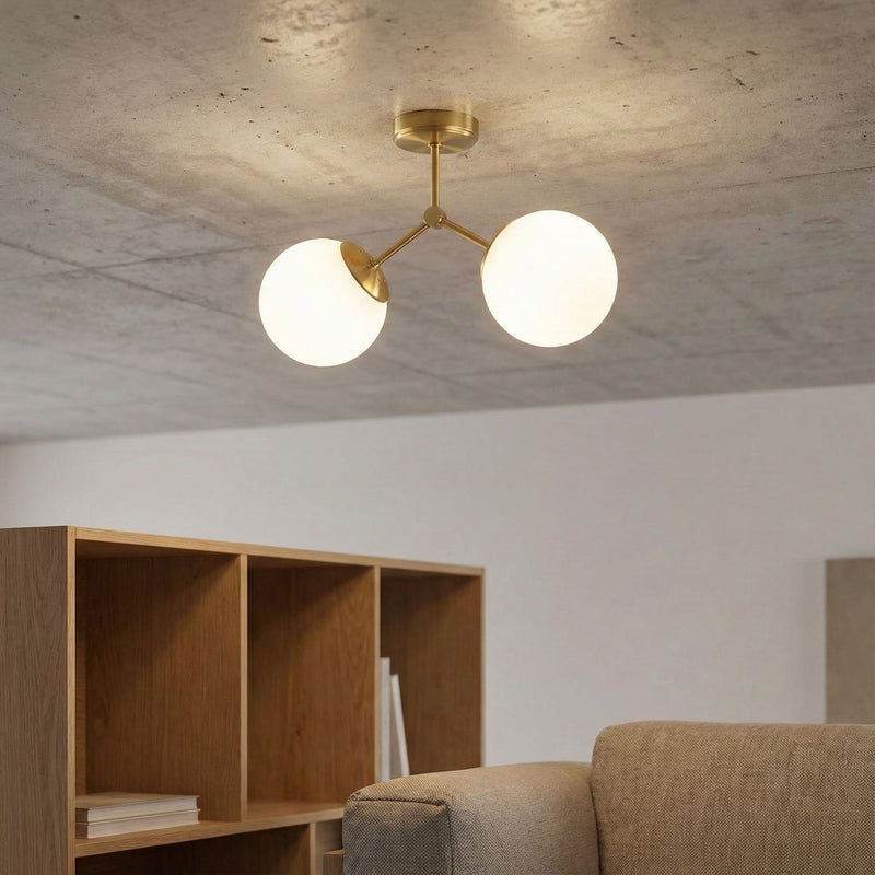 Lustră Asi Home Damar - 6332, Galben, 2xE27