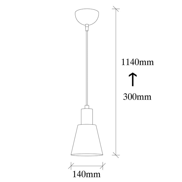 Lustra Asi Home Kem - 6362 Metal 14X14X114 cm