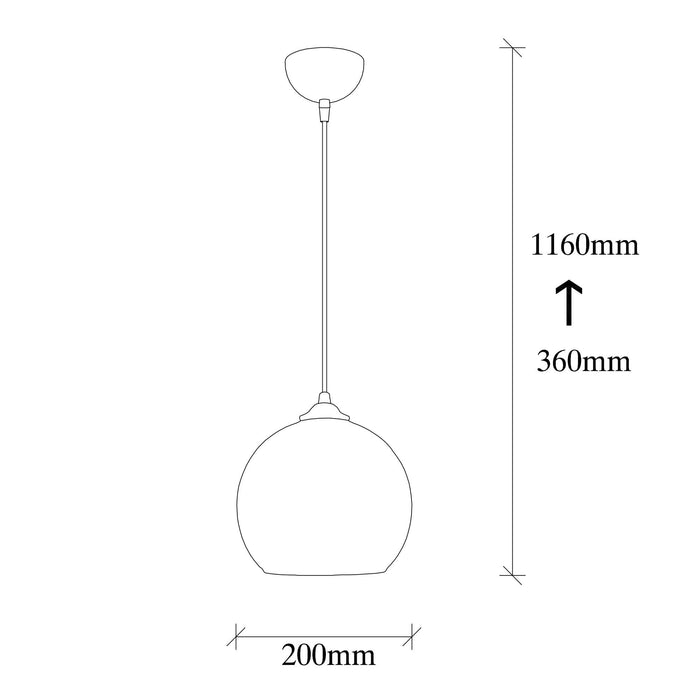 Lustra Asi Home Camini - MR - 869 Metal 20X20X116 cm