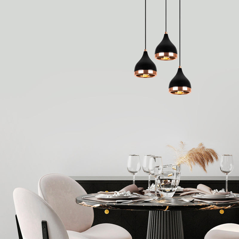 Lustră Asi Home Yıldo - 7036, Negru, 3xE27