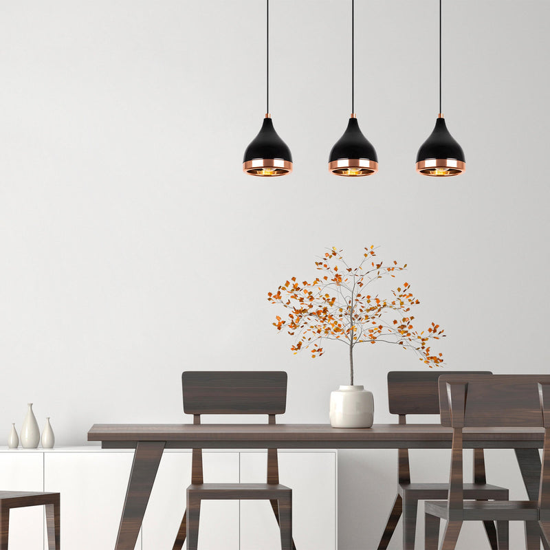 Lustră Asi Home Yıldo - 7041, Negru, 3xE27