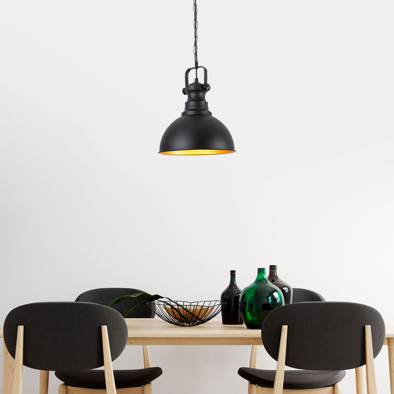 Lustră Asi Home Sağlam - 3710 - 1, Negru, Ø10 cm