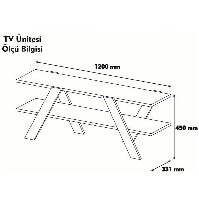 Consola TV Asi Home Basic - 146 PAL 33X120X45 cm