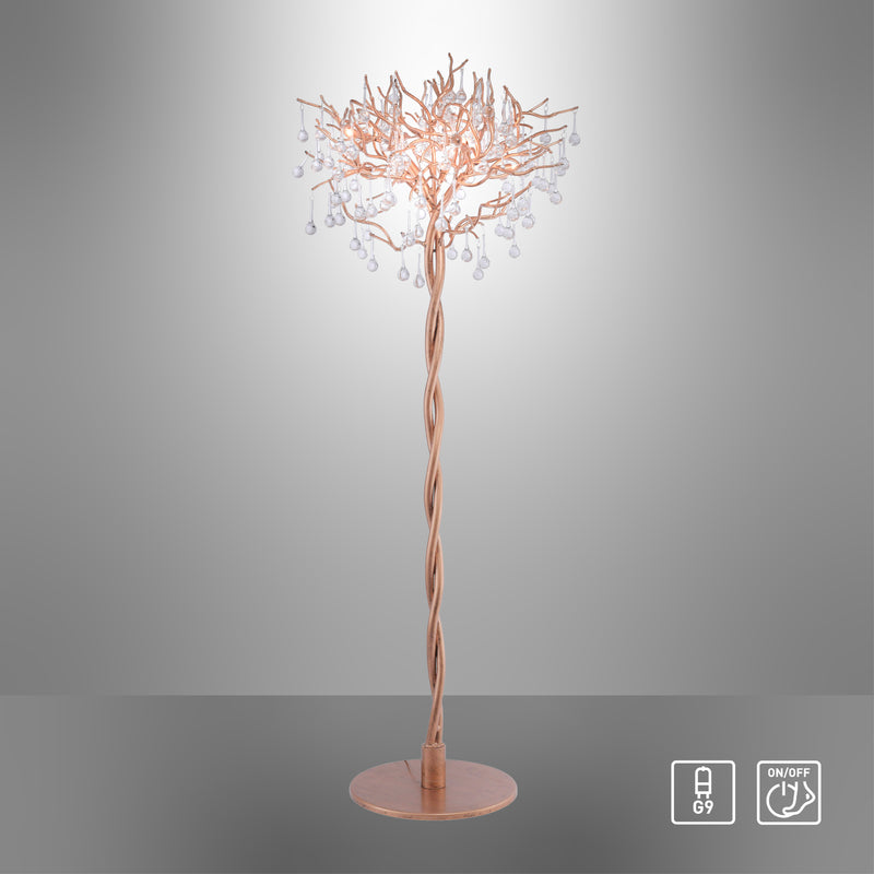 Lampadar Paul Neuhaus ICICLE 5xG9 Alama Vintage