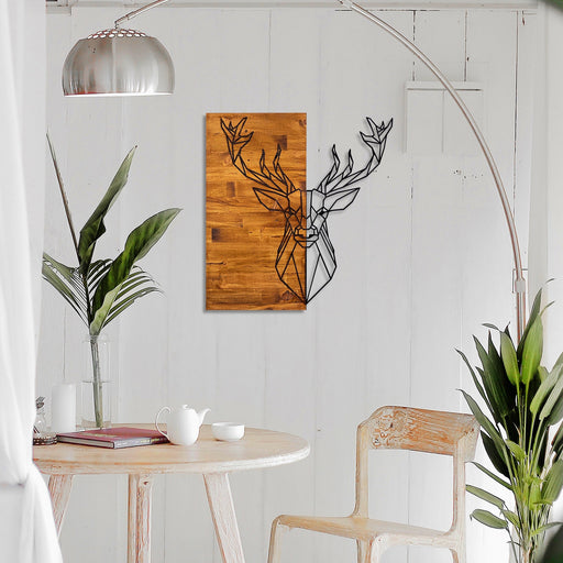 Accesoriu Iluminat Asi Home Deer1, Walnut, 56x58 cm