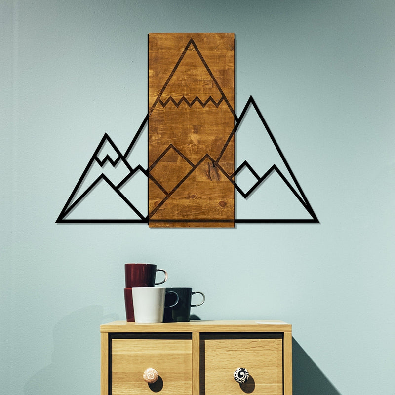 Accesoriu Iluminat Asi Home Mountain, Walnut, 58x78 cm