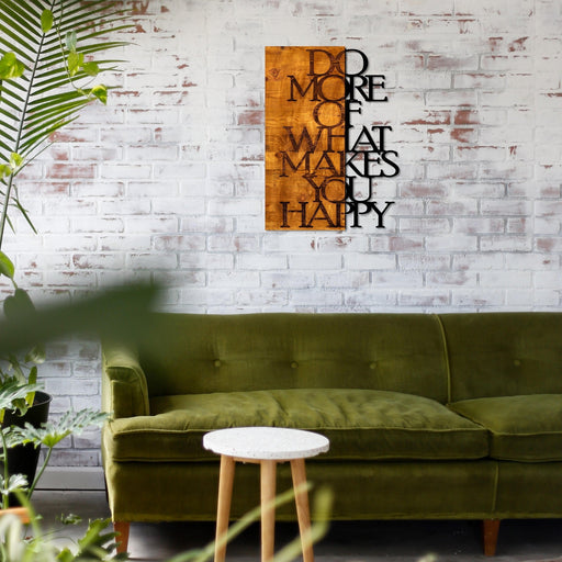 Accesoriu Iluminat Asi Home Do More Of What, Walnut, 42x58 cm