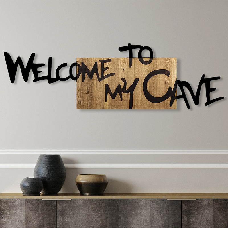 Accesoriu Iluminat Asi Home Welcome To My Cave, Walnut