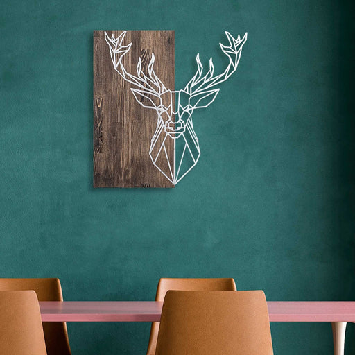 Accesoriu Iluminat Asi Home Deer1, Walnut, 56x58 cm