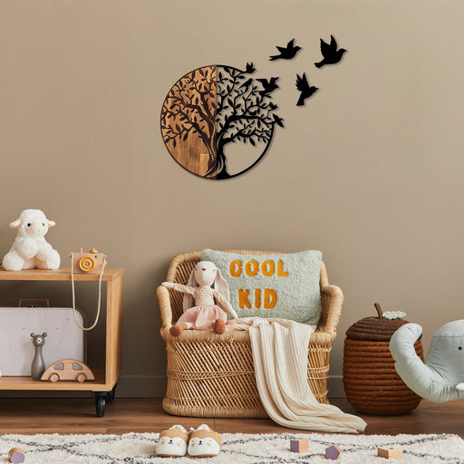 Accesoriu Iluminat Asi Home Tree And Birds - 322, Negru