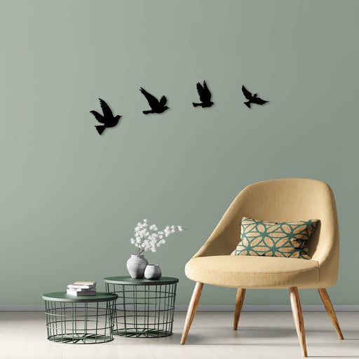 Accesoriu Iluminat Asi Home Pigeons - 289, Negru, 18x20 cm