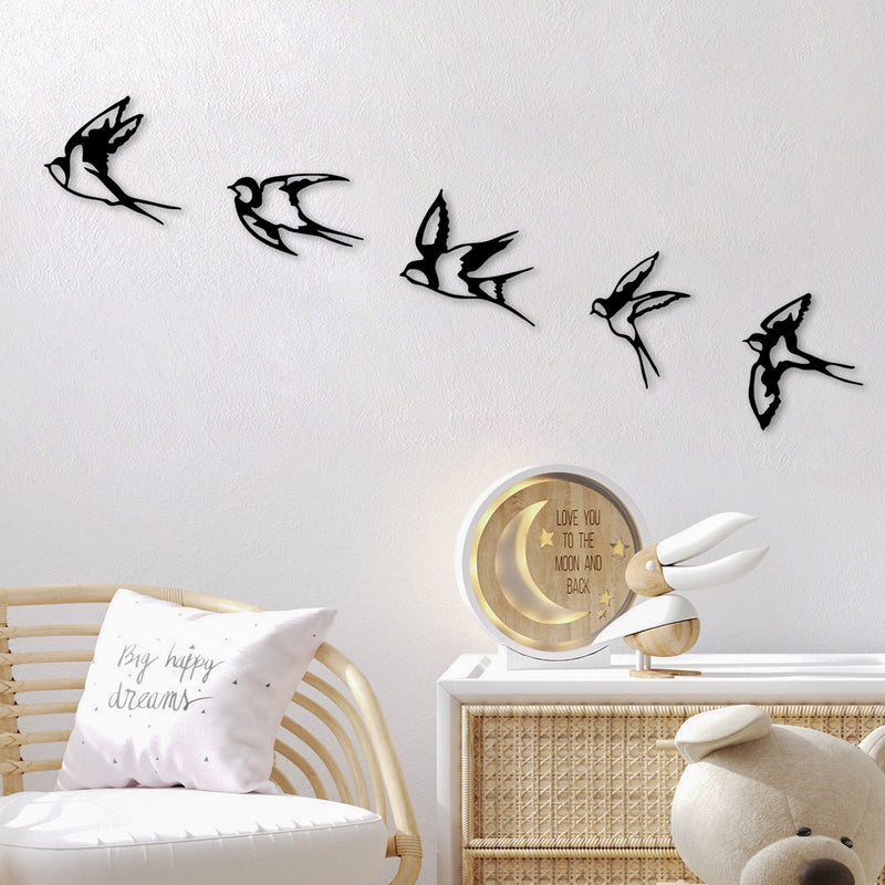 Accesoriu Iluminat Asi Home Swallows - 303, Negru, 18x19 cm