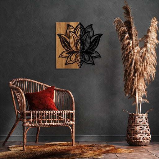 Accesoriu Iluminat Asi Home Lotus 10, Walnut, 58x59 cm