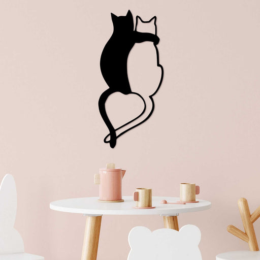 Accesoriu Iluminat Asi Home Love Cats - 478, Negru, 33x70 cm