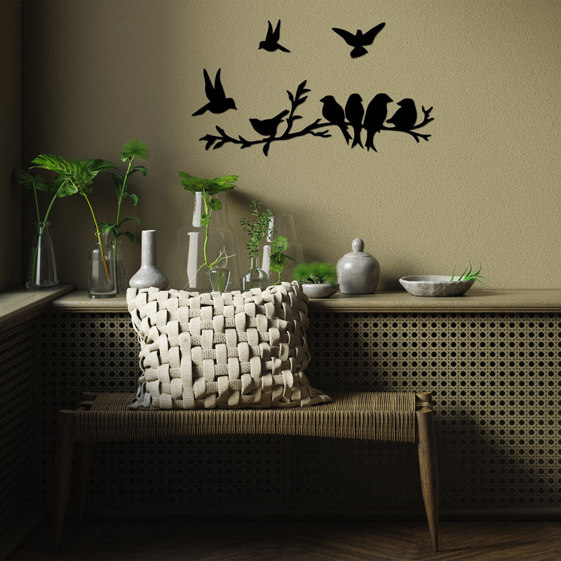 Accesoriu Iluminat Asi Home Bırd Communıty, Negru, 13x13 cm